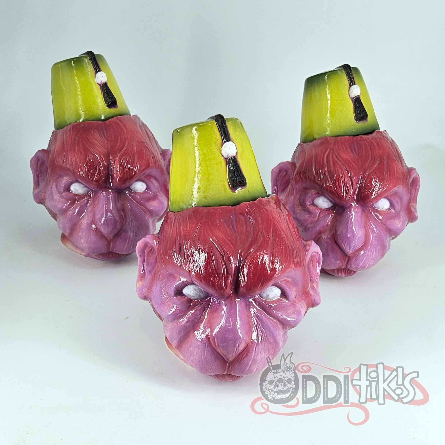 Drunken Monkey - Grape Ape Tiki Mug by OddiTikis | Art Guy Designs